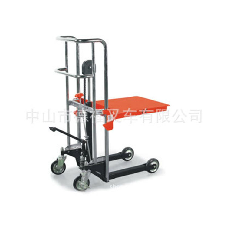 FP 行李車(chē) 手動(dòng)液壓堆高車(chē) 手動(dòng)堆高車(chē)叉車(chē) 廠家直銷(xiāo)